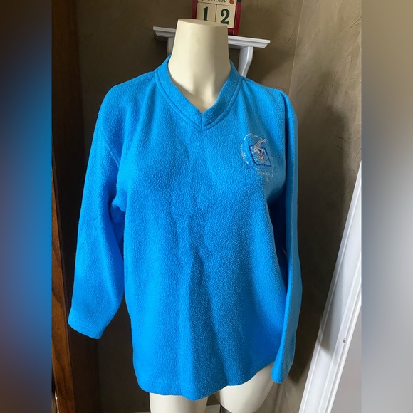 Vintage Snoopy Sweatshirt Medium( 10/12) Peanuts Collection Fleece Blue - Picture 6 of 11